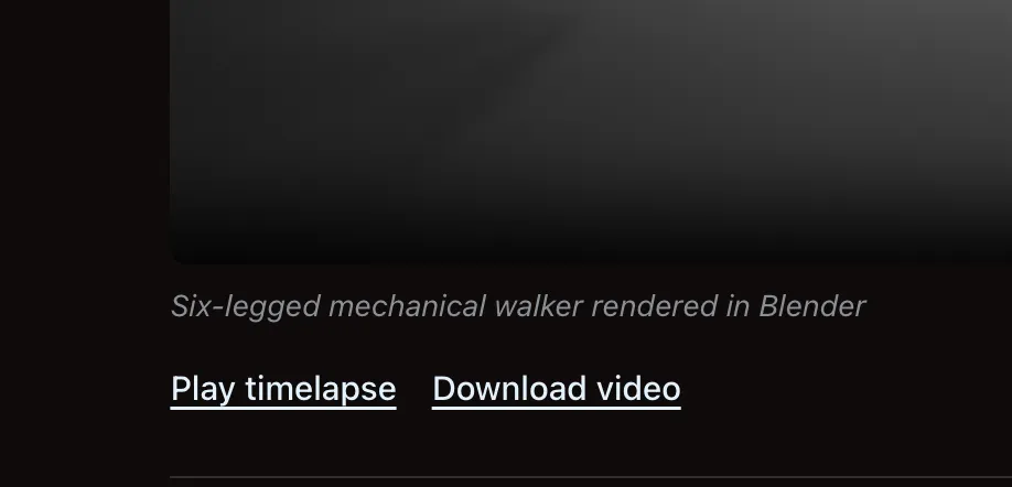 Old frontend detail view with action links